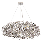 Люстра подвесная круглая с многочисленными металлическими круглыми элементами Terzani Argent варинант исполнения - 3 | Loft Concept в Краснодаре