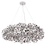 Люстра подвесная круглая с многочисленными металлическими круглыми элементами Terzani Argent варинант исполнения - 2 | Loft Concept в Краснодаре