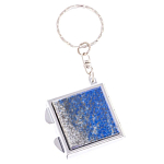 Зеркало брелок складное двухстороннее из натурального камня Лазурит Stone Mirrors варинант исполнения - 5 | Loft Concept в Краснодаре