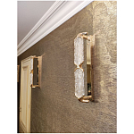 Бра прямоугольное с текстурным природным рисунком IceFlame варинант исполнения - 6 | Loft Concept в Краснодаре