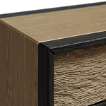 Комод 4 ящика с подсветкой на рельефном фасаде Warm Industrial варинант исполнения - 4 | Loft Concept в Краснодаре