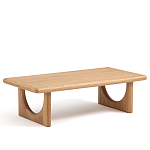 Стол журнальный из массива и шпона дуба Oak Essence Carden варинант исполнения - 1 | Loft Concept в Краснодаре