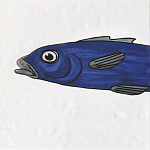 Плитка с узором Рыба пловчиха варинант исполнения - 5 | Loft Concept в Краснодаре