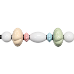 Подвесной светильник линейный с керамическими элементами 24W LED Fragrant Light варинант исполнения - 5 | Loft Concept в Краснодаре