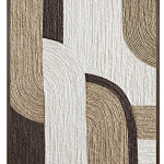 Панно из шнура геометрическая абстракция wall panel line II варинант исполнения - 1 | Loft Concept в Краснодаре