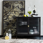 Сервант двухдверный с рифленым стеклом The Keeper варинант исполнения - 6 | Loft Concept в Краснодаре