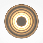 Бра круглое Soft Halo бежевый варинант исполнения - 2 | Loft Concept в Краснодаре