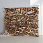 Большая Абстрактное Панно из веток и нитей Dryad Wall Art варинант исполнения - 4 | Loft Concept в Краснодаре