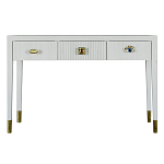 Дизайнерский Письменный стол Elsa Dreams White с тремя ящиками варинант исполнения - 5 | Loft Concept в Краснодаре