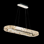 Люстра овальная с мозаичным хрустальным оформлением Sparks of Crystal варинант исполнения - 1 | Loft Concept в Краснодаре