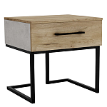 Тумба прикроватная с ящиком в стиле лофт Urban Style Space 2 варинант исполнения - 1 | Loft Concept в Краснодаре