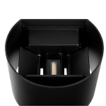 Уличный настенный светильник цилиндрической формы черного цвета из металла Urban Minimalist варинант исполнения - 4 | Loft Concept в Краснодаре