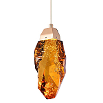 Подвесной светильник Soar Hanging Lamp Brass Amber Янтарный варинант исполнения - 1 | Loft Concept в Краснодаре