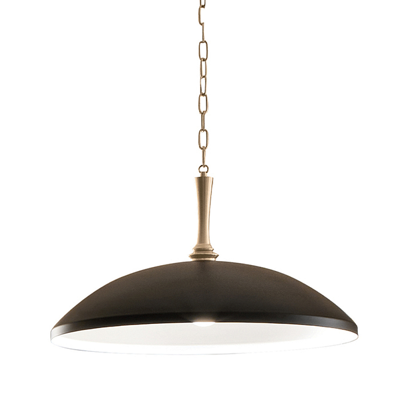 Подвесной светильник с широким куполообразным плафоном Kichler Бронза Белый Черный в Краснодаре | Loft Concept 