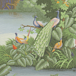 Обои ручная роспись Le Brésil Eden варинант исполнения - 1 | Loft Concept в Краснодаре