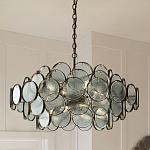 Люстра с каскадом из круглых стеклянных дисков Small Round Sequins варинант исполнения - 5 | Loft Concept в Краснодаре