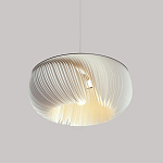 Подвесной светильник с белыми изящными декоративными лепестками Volumetric Petal Lamp варинант исполнения - 2 | Loft Concept в Краснодаре