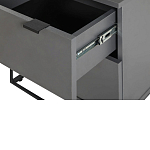 Тумба прикроватная цвета графит с ящиками Strict Lines варинант исполнения - 5 | Loft Concept в Краснодаре