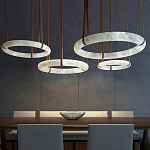 Люстра в форме обруча из натурального камня Minerals of Light варинант исполнения - 7 | Loft Concept в Краснодаре