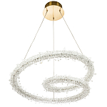 Фигурная люстра украшенная кристаллами из хрусталя Gilbertine Crystals Spiral Chandelier варинант исполнения - 2 | Loft Concept в Краснодаре