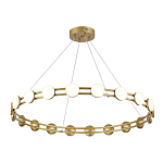 Люстра кольцевая с круглыми светодиодными источниками света Maxine Light варинант исполнения - 9 | Loft Concept в Краснодаре