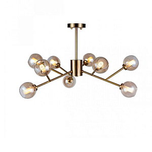Люстра Boule De Cristal amber 9