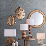 Люстра в форме шара с декором из круглых декоративных элементов Texture Discs варинант исполнения - 4 | Loft Concept в Краснодаре