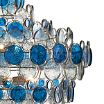 Люстра с каскадом из круглых декоративных элементов Harmony of Light варинант исполнения - 1 | Loft Concept в Краснодаре