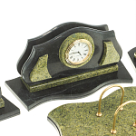 Настольный письменный набор из змеевика из 7-ми элементов Successful Leader варинант исполнения - 6 | Loft Concept в Краснодаре