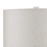 Настольная лампа мраморная с тканевым цилиндрическим абажуром Sharpened варинант исполнения - 2 | Loft Concept в Краснодаре