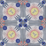 Плитка дизайнерская с узором Элемент варинант исполнения - 3 | Loft Concept в Краснодаре