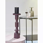 Подсвечник фигурный сливовый Bright Accent 35 см варинант исполнения - 4 | Loft Concept в Краснодаре