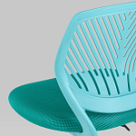 Яркий компьютерный стул Tropica Turquoise варинант исполнения - 6 | Loft Concept в Краснодаре