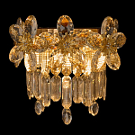 Бра с декоративными элементами в виде крупных хрустальных цветов Palace Gardens варинант исполнения - 2 | Loft Concept в Краснодаре
