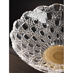 Чаша стеклянная прозрачная на бронзовой подставке с фигуркой девушки Eden Garden варинант исполнения - 7 | Loft Concept в Краснодаре