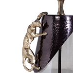 Настольная лампа с декором в виде ягуара Golden Jaguar варинант исполнения - 1 | Loft Concept в Краснодаре