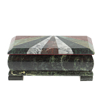 Шкатулка для денег с мозаикой из натуральных камней Stone Casket варинант исполнения - 2 | Loft Concept в Краснодаре