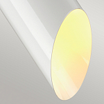 Подвесной светильник белого цвета с вытянутым цилиндрическим плафоном с косым срезом Elstead Lighting варинант исполнения - 5 | Loft Concept в Краснодаре