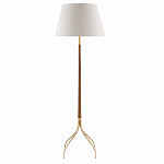 Торшер на изогнутых ножках с конусовидным тканевым абажуром Rotation варинант исполнения - 2 | Loft Concept в Краснодаре