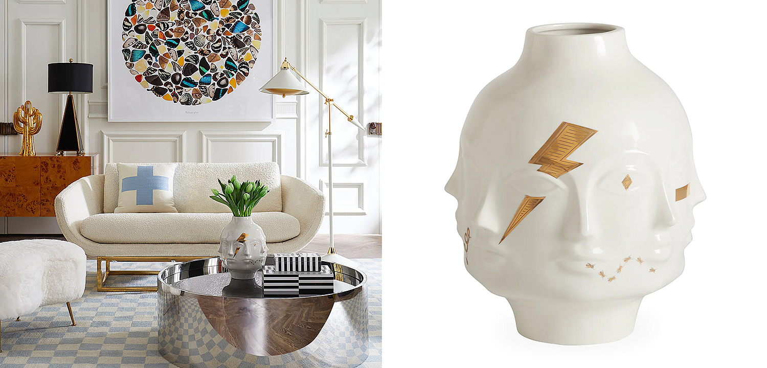 Ваза Jonathan Adler Gilded Dora Maar Large Vase Ваза Jonathan Adler Gilded Dora Maar Large Vase - Loft-Concept в Краснодаре