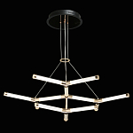 Люстра с геометрической конструкцией из вытянутых цилиндрических плафонов Hex Scaffold  варинант исполнения - 3 | Loft Concept в Краснодаре