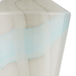 Настольная лампа стеклянная с тканевым абажуром Edges варинант исполнения - 1 | Loft Concept в Краснодаре