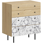 Комод с принтом на ящиках Elise Chest of Drawers варинант исполнения - 14 | Loft Concept в Краснодаре