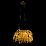 Люстра подвесная круглая с изогнутыми металлическими дугами и ниспадающими цепочками 65 см Atlantis Chain варинант исполнения - 5 | Loft Concept в Краснодаре