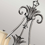 Люстра с 7-ю кремовыми текстильными абажурами Hinkley варинант исполнения - 4 | Loft Concept в Краснодаре