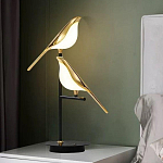 Настольная лампа с 2-мя плафонами в виде птичек Flight of Light варинант исполнения - 1 | Loft Concept в Краснодаре