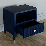 Прикроватная тумбочка с полкой Elsa Dreams Blue варинант исполнения - 2 | Loft Concept в Краснодаре
