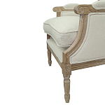 Кресло William Classical Armchair beige flax варинант исполнения - 4 | Loft Concept в Краснодаре