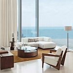 Кресло Avalon White Boucle из массива ореха варинант исполнения - 9 | Loft Concept в Краснодаре