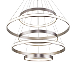 Люстра Light Ring Vertical Silver 5 колец серебро варинант исполнения - 2 | Loft Concept в Краснодаре